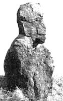 Estatua de un babuino. Este animal representaba al dios de la ciencia egipcia Thot.