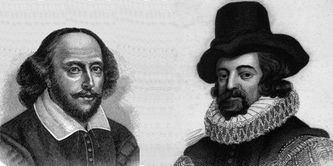imagenes de Shakespeare y Sir Francis Bacon respectivamente