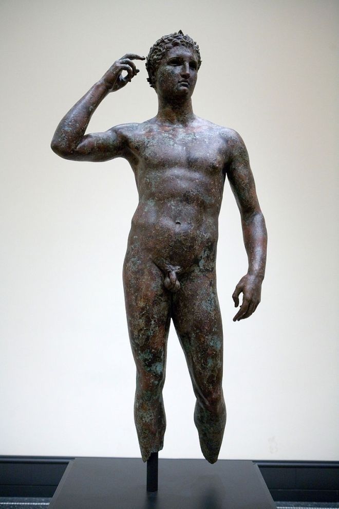 Bronce griego, la juventud victoriosa, J. Paul Getty Museum