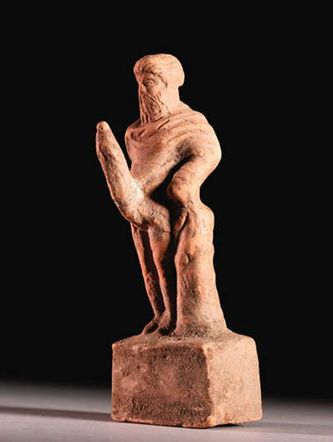 Una figura de terracota griega de Príapo, 
© Christie´s casa de subastas de 2015,
