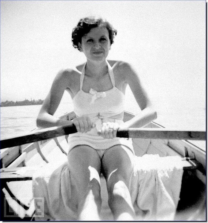 La deportista Eva Braun