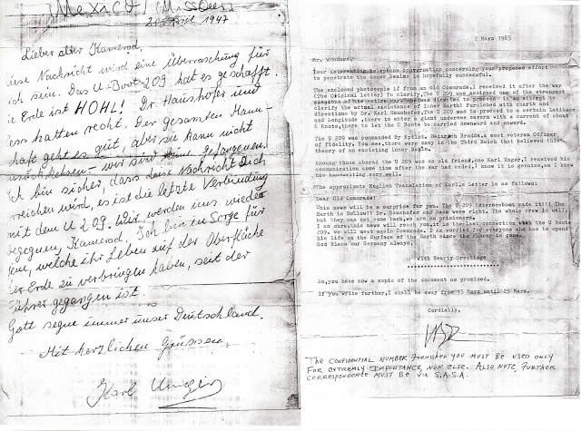 La supuesta carta de Henrich Brodda