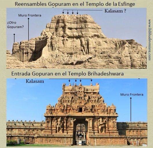 El Templo de la Esfinge de Beluchistán - podría ser un gopuram, es decir, una torre de la entrada a un templo.