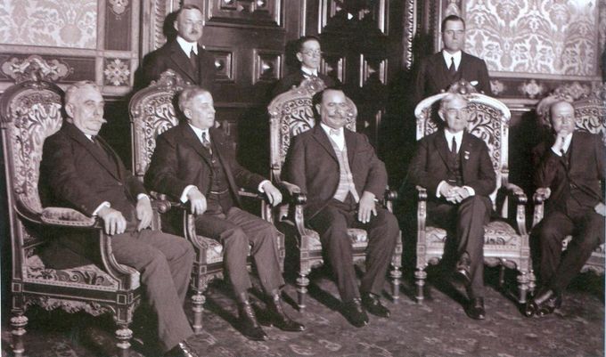 Los integrantes del tratado de Bucareli