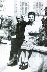 Foto: Remedios y Benjamin Peret en México – 1941)