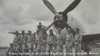 Pilotos del Escuadrón 201.
