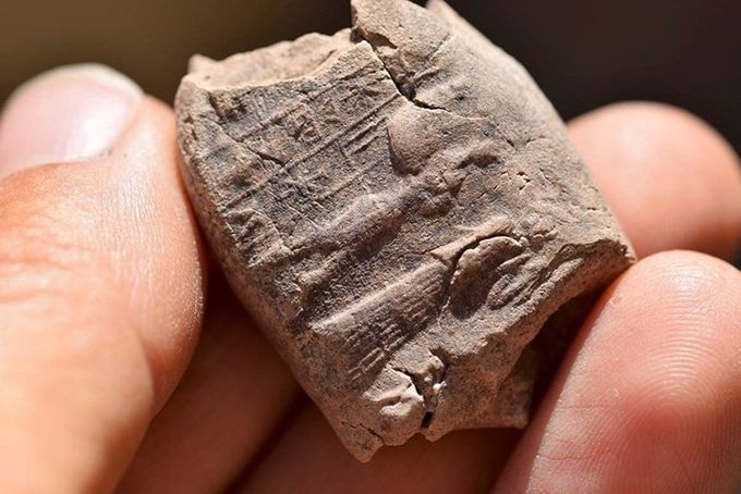Restos de tablillas cuneiformes encontrados / foto LMU