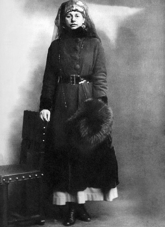 Mata Hari el día de su arresto el 13 de febrero de 1917