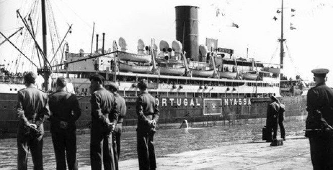 El buque portugués de pasajeros Nyassa.