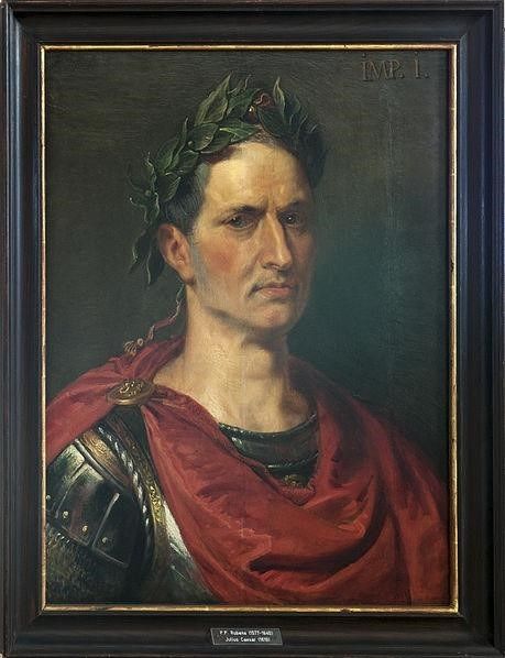 Cayo Julio César (13 de julio de 100 a. C – 15 de marzo de 44 a. C.) Julio César, by Peter Paul Rubens [Public domain] via Wikimedia Commons
