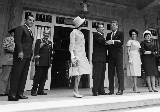 visita de Kennedy a México con López Mateos