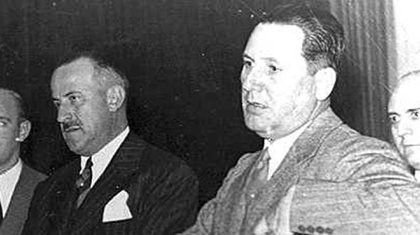 Rodolfo Freude y Juan Domingo Perón