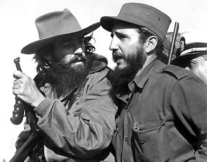 Camilo Cienfuegos y Fidel Casto en La Habana (8 de enero de 1959)