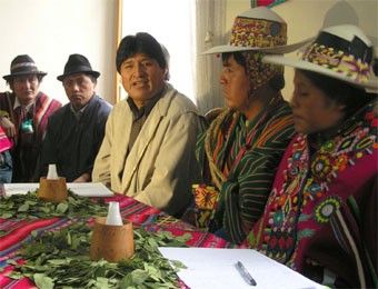Evo Morales, primer presidente indígena


