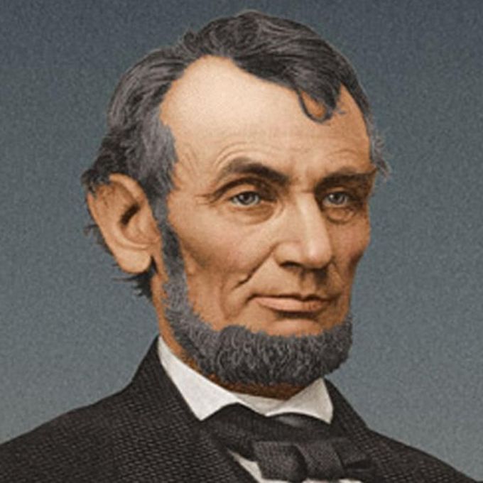 Un retrato en color de Abraham Lincoln. Fuente de la imagen: YouTube