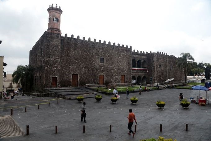Palacio de Cortés En El Centro de Cuernavaca