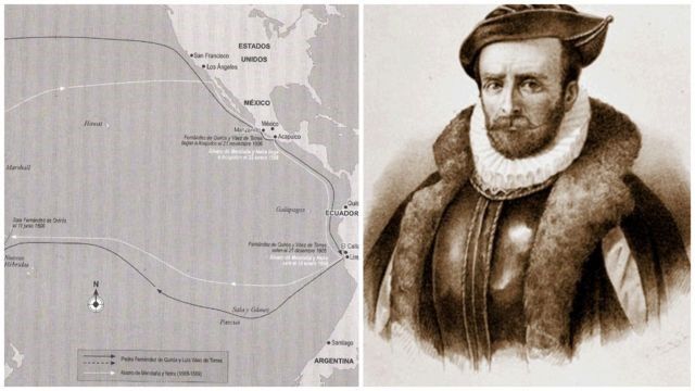 Isabel contrajo matrimonio con el navegante español Álvaro de Mendaña, quien descubrió las islas Salomón y pasó por un estrecho que hoy lleva su nombre.
FUENTE DE LA IMAGEN, WIKIMEDIA COMMONS
