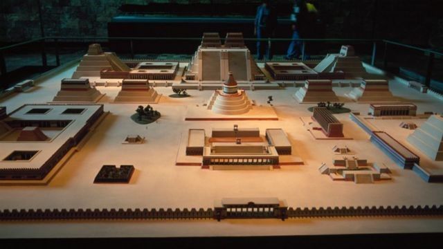 Tenochtitlan fue la capital del imperio mexica
FUENTE DE LA IMAGEN, DEAGOSTINI/GETTY IMAGES
